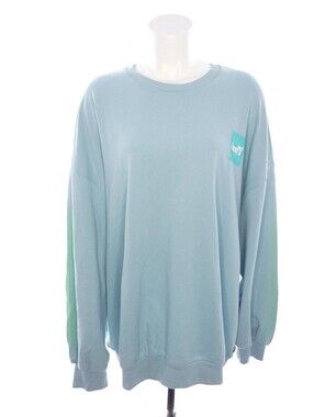 Levi's Blue Crew Neck Long Sleeve Nature Pullover Sweatshirt Womens XL